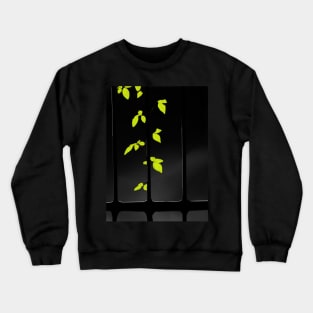 Black and green Crewneck Sweatshirt